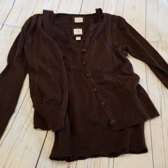 Old Navy Sweaters - 💎OLD NAVY LINEN TANK/CARDIGAN SET